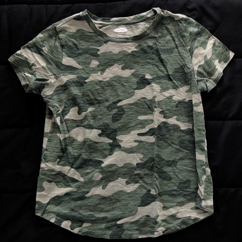 Army Green Camo Short Sleeve